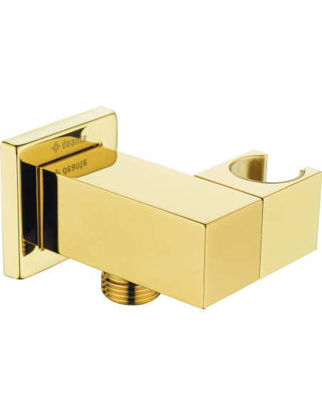 Deante Cascada Leņķiskais šļūtenes savienotājs, kvadrātveida, ar rokas dušas turētāju NAC_Z58K