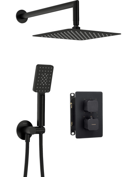 Deante Therm iebūvējamā dušas komplekts ar termostatisku KASTI BXYZNECT