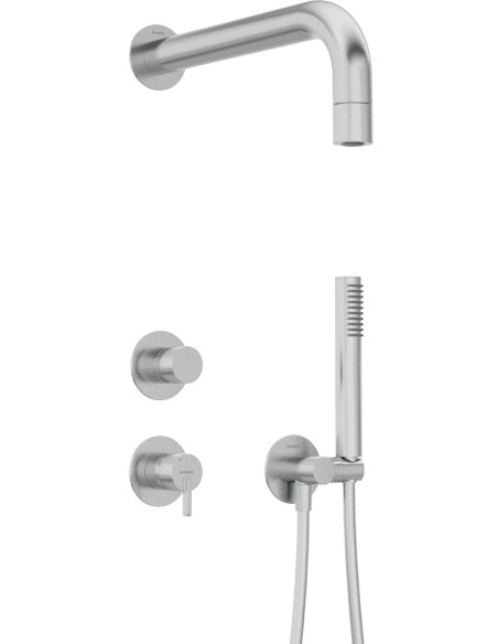 Deante Silia Iebūvējama dušas komplekts ar fiksētu dušas galvu NQS_F9XK