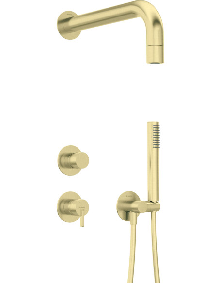 Deante Silia Apslēptais dušas komplekts, ar fiksētu dušas galvu NQS_R9XK