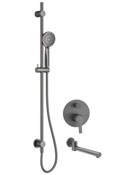 Deante Arnika Paslēptas dušas komplekts, ar vannas snīpi NAC_D9QA