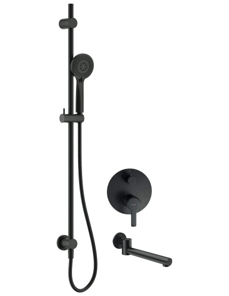 Deante Arnika Paslēptas dušas komplekts, ar vannas snīpi NAC_N9QA