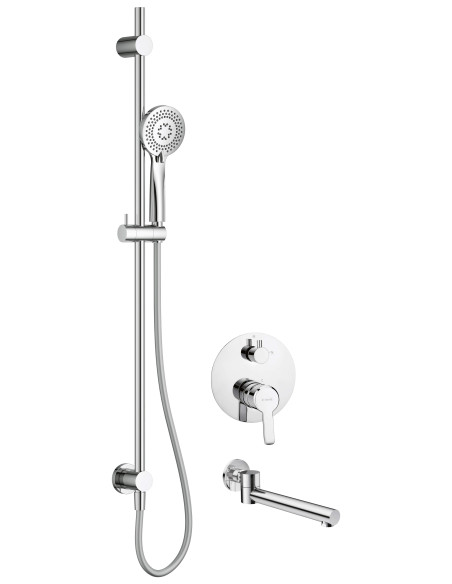 Deante Arnika Paslēptas dušas komplekts, ar vannas snīpi NAC_09QA