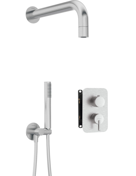 Deante Silia Paslēptais dušas komplekts, ar maisītāju BOX - ar nelielu dušas galviņu BXYZFQSM