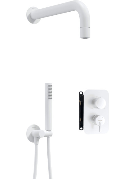 Deante Silia Paslēptais dušas komplekts, ar maisītāju BOX - ar nelielu dušu galva BXYZAQSM