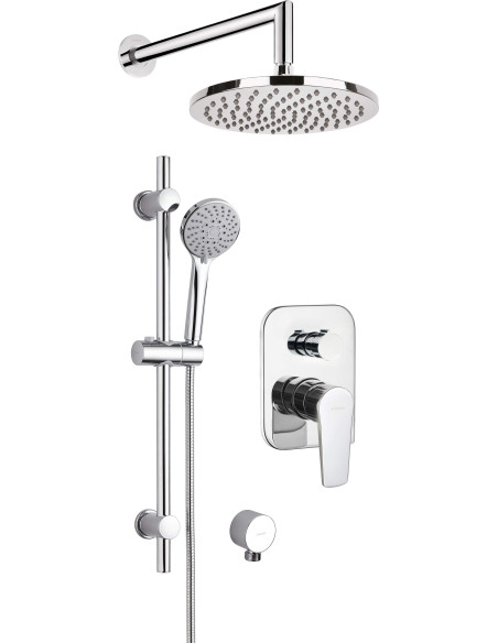 Deante Tubo Iebūvējama dušas komplekts NAC_09GA