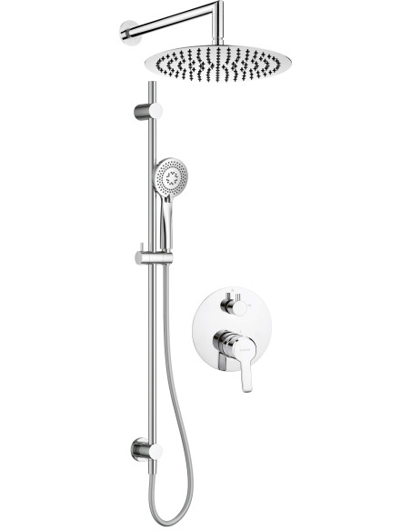 Deante Arnika iebūvējamā dušas komplekts ar bīdāmo stieni - ar dušas galvu NAC_06QP