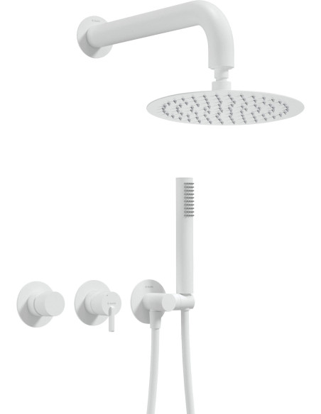 Deante Silia Iebūvējama dušas komplekts ar dušas galvu - ar horizontālu maisītāju NQS_A0YK