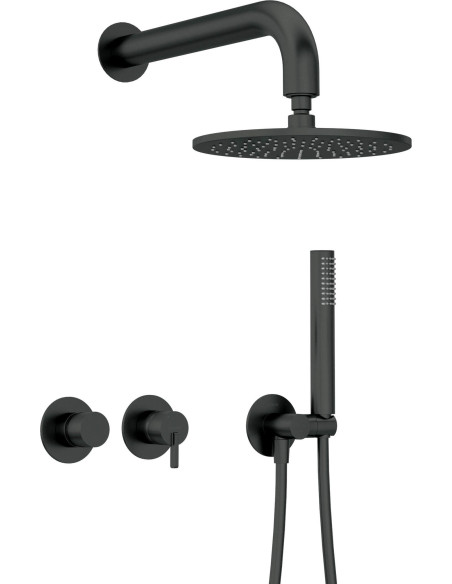 Deante Silia Iebūvējama dušas komplekts ar dušas galvu - ar horizontālu maisītāju NQS_N0YK