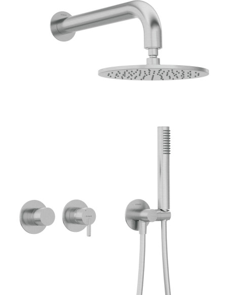 Deante Silia Iebūvējamā dušas komplekts ar dušas galvu - ar horizontālu maisītāju NQS_F0YK