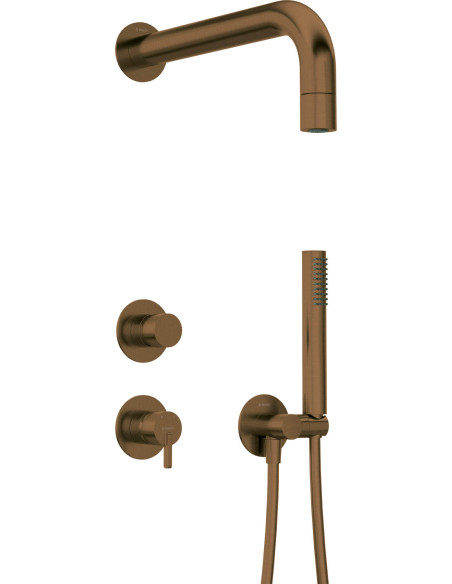 Deante Silia Apslēptais dušas komplekts, ar fiksētu dušas galvu NQS_C9XK