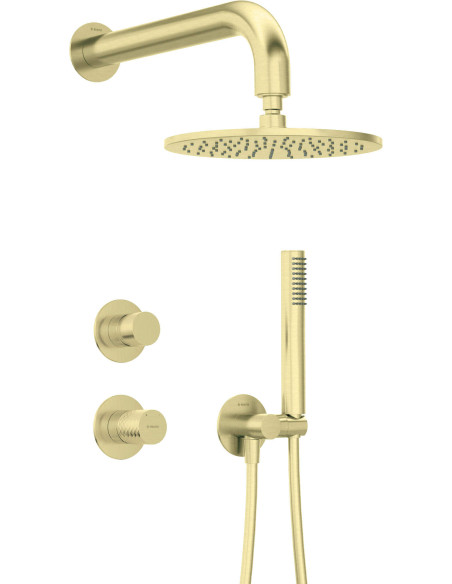 Deante Silia Hexa iebūvējamā dušas komplekts ar dušas galvu NHS_R9YK