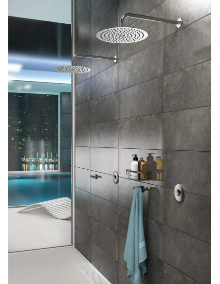 Deante Floks Dušas galva, tērauds - 300 mm NAC_003K