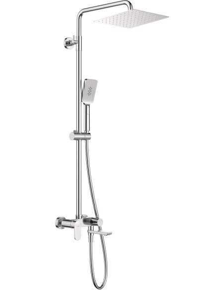 Deante Alpinia dušas kolonna, ar vannas maisītāju - pārvietojamu snīpi NAC_01AM