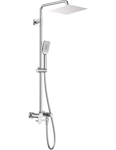 Deante Alpinia dušas kolonna, ar vannas maisītāju - pārvietojamu snīpi NAC_01AM