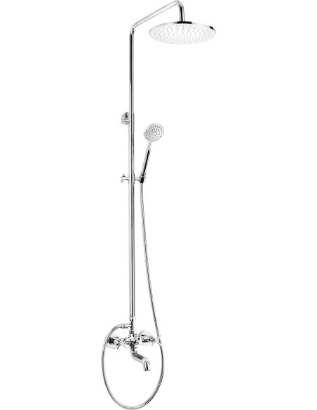 Deante Temisto dušas kolonna, ar vannas maisītāju NAC_01QT