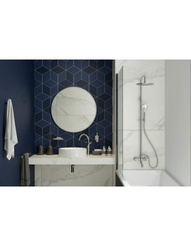 Deante Temisto dušas kolonna, ar vannas maisītāju NAC_01QT