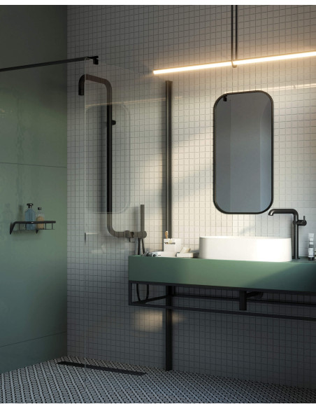 Deante Silia Dušas kolonna, ar dušas maisītāju NQS_N4XM