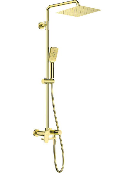 Deante Alpinia dušas kolonna ar vannas maisītāju - pārvietojama snīpe NAC_Z1AM