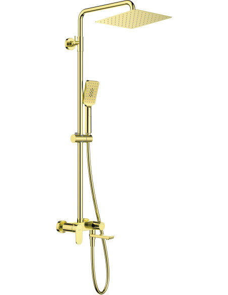 Deante Alpinia dušas kolonna ar vannas maisītāju - pārvietojama snīpe NAC_Z1AM