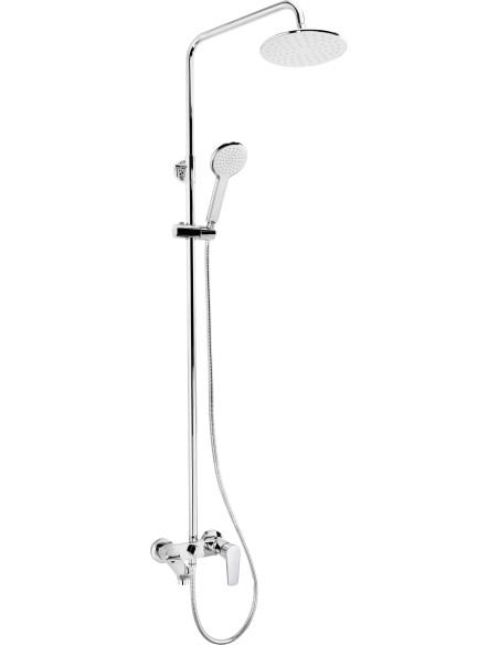 Deante Tubo dušas kolonna, ar vannas maisītāju NAC_01UM