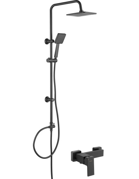 Deante Boro dušas kolonna ar dušas jaucējkrānu NERZN40M