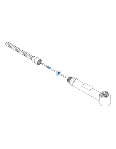 Deante pretplūsmas vārsts, dušas šļūtenēm ABZ_0600