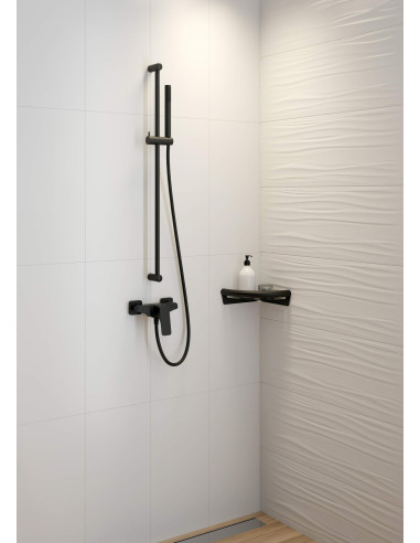 Deante Karbo dušas komplekts, 1-funkcija, ar bīdāmo stieni NCC_B51K