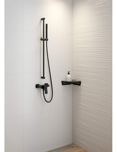 Deante Karbo dušas komplekts, 1-funkcija, ar bīdāmo stieni NCC_B51K