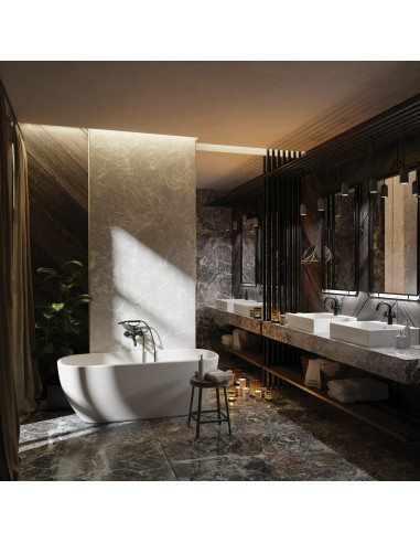 Deante Temisto vannas jaucējkrāns, dušas komplekts BQT_N11D