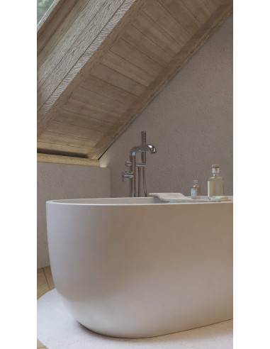 Deante Silia Vannas maisītājs, brīvi stāvošs, ar dušas komplektu BQS_017M