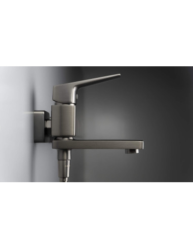 Deante Blur vannas maisītājs, piestiprināms pie sienas - ar salokāmu snīpi BQL_D12M