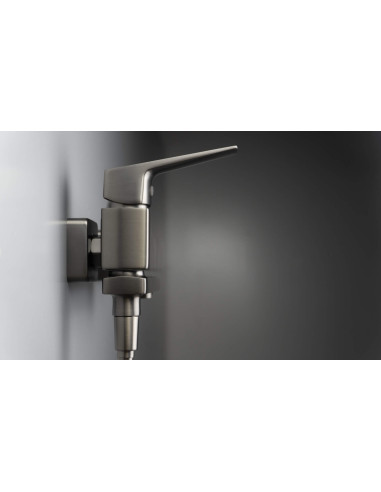 Deante Blur vannas maisītājs, piestiprināms pie sienas - ar salokāmu snīpi BQL_D12M