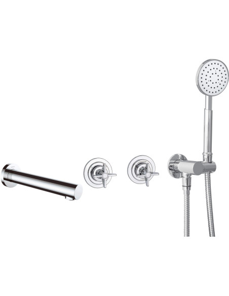 Deante Temisto Vannas maisītājs, slēptais, ar dušas komplektu BQT_018P