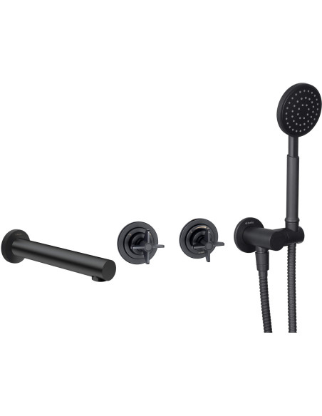 Deante Temisto pirts maisītājs, iebūvējams, ar dušas komplektu BQT_N18P