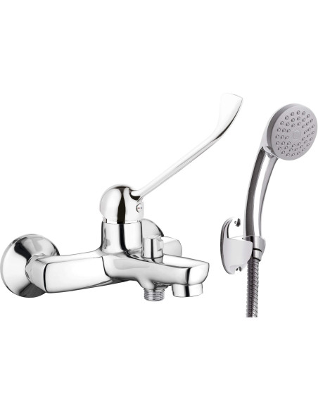 Deante Boro vannas maisītājs, ar dušas komplektu, ar Clinic sviru BMO_011C