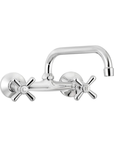 Deante Symetrio Izlietnes jaucējkrāns, stiprinājums pie sienas BOS_050D