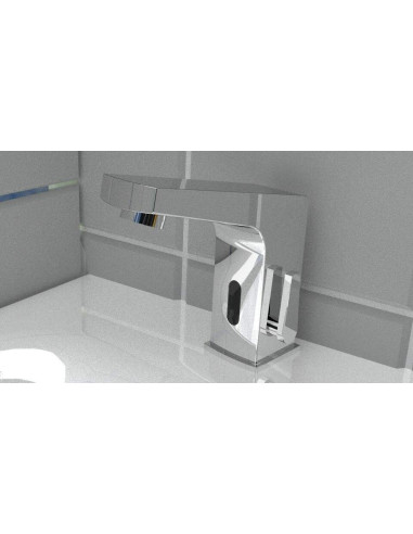 Deante Sensor izlietnes jaucējkrāns, bezkontakta, ar temperatūras kontroli - 4xAA BCH_029R