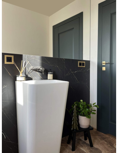 Arnika izlietnes jaucējkrāns ar zobiem, iebūvējams BQA_D54L