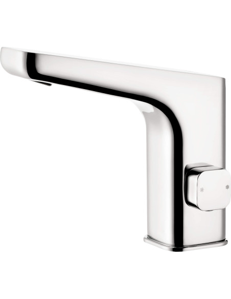 Deante Hiacynt izlietnes krāns, bezkontakta, ar temperatūras kontroli - 230/6V BQH_029V