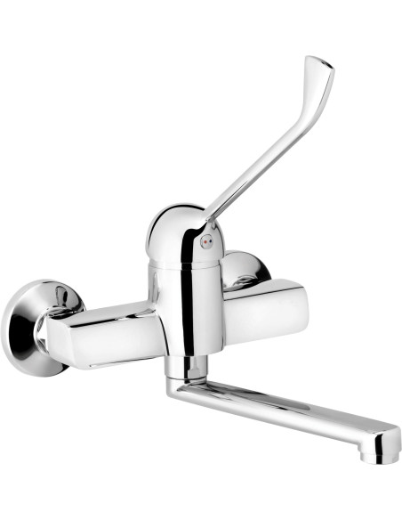 Deante Corio izlietnes krāns, piestiprināms pie sienas, ar klīnikas sviru BFC_050C