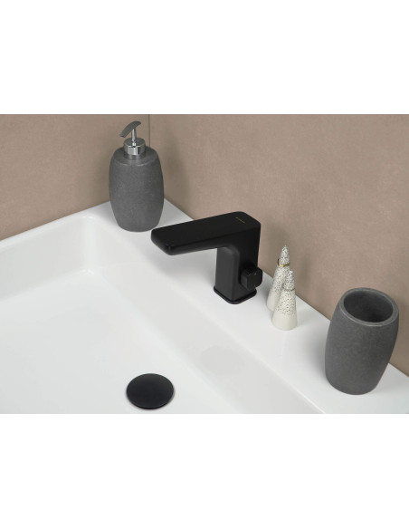 Deante Hiacynt izlietnes krāns, bezkontakta, ar temperatūras kontroli - 4xAA BQH_N29R