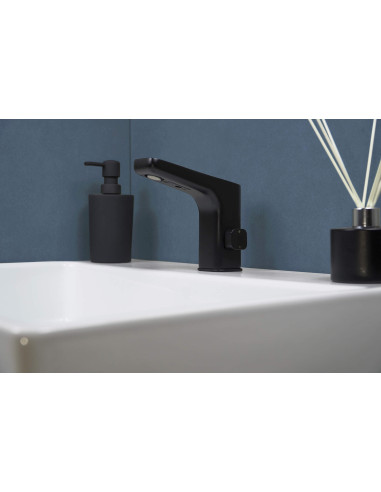 Deante Hiacynt izlietnes krāns, bezkontakta, ar temperatūras kontroli - 4xAA BQH_N29R