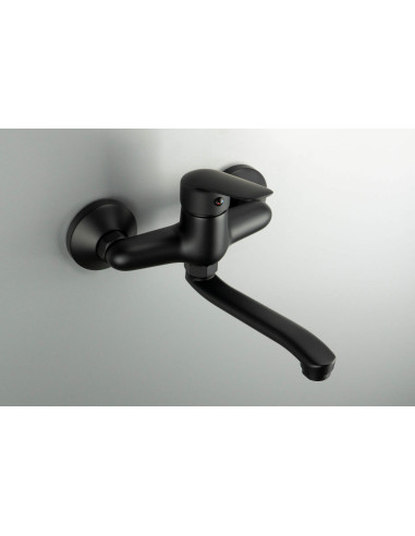 Deante Boro izlietnes jaucējkrāns, stiprinājums pie sienas BMO_N50M