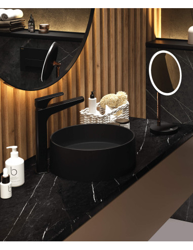 Deante Hiacynt izlietnes krāns, augsts BQH_N20N