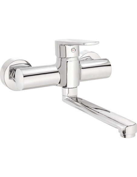 Deante Tubo Izlietnes krāns, piestiprināms pie sienas BUT_050M