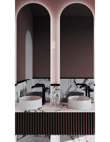 Deante Silia izlietnes krāns, augsts, ar taisnstūra snīpi BQS_N24K