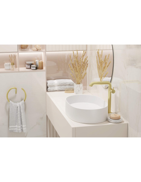 Deante Silia izlietnes krāns, augsts, ar taisnstūra snīpi BQS_R24K