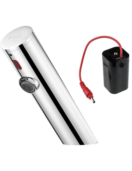 Deante Sense izlietnes krāns, bezkontakta, bez temperatūras kontroles - 4xAA BQR_P28R