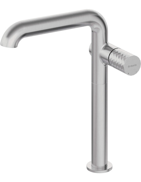 Deante Silia Hexa izlietnes krāns, augsts, ar taisnstūra snīpi BHS_F24K